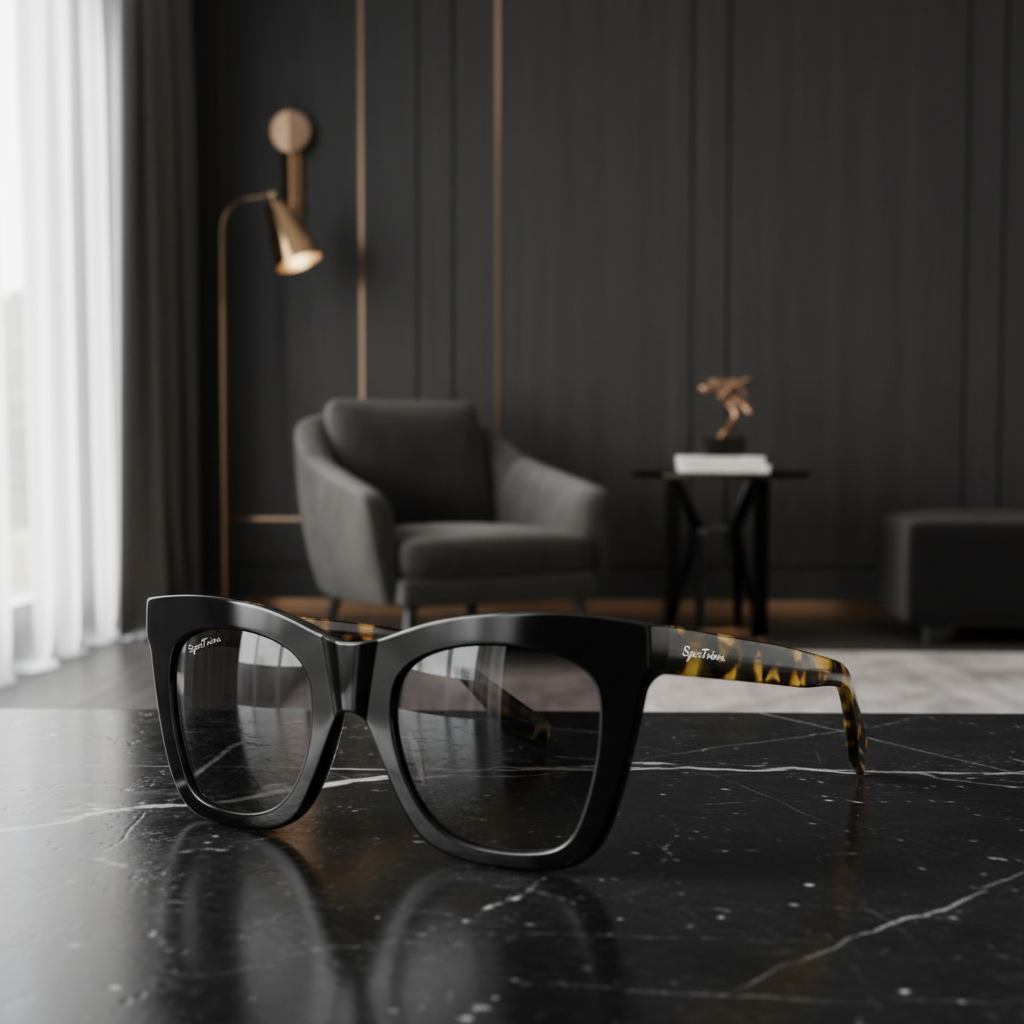 make the sunglasses in the center of the image like i said before and make the background match the sunglasses somewhat